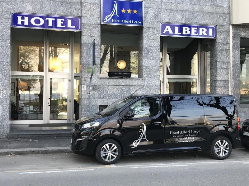 Hotel Alberi Lecco Bagian luar foto